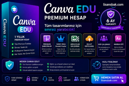 Canva EDU Premium Hesap